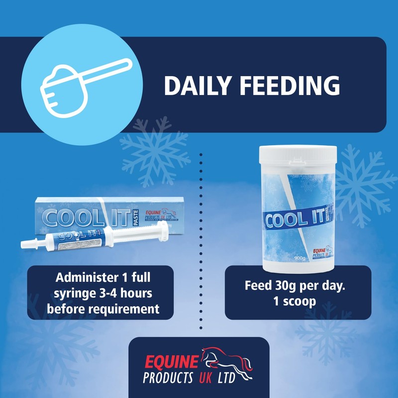 Equine Products Cool It Paste. Calmer For Horses. Fed to