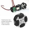 48mm Double Aluminum Alloy Omni Directional Wheel Loading 3kg for