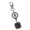 Pool Cue Tip Repair Tool with Retractable Key Ring Billiard