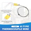 sourcing map 4" K Type Ceramic Kiln Furnace Thermocouple Sensor
