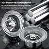 NSRHMJ Sink Drain Strainer, Kitchen Stainless Steel Sink Stopper with