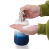 Ceramic 12Oz Soap Dispenser for Kitchen, Refillable Hand Dispenser with