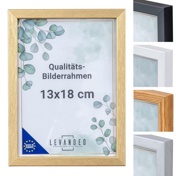 levandeo Picture Frame Real Wood Made in EU 13 x