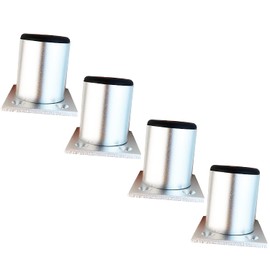 Qrity 50 mm Height Furniture Legs Cabinet Feet Aluminium Alloy Kitchen Feet Sofa Feet Metal Table Legs