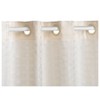 Hookless Litchfield 71-by-74-Inch Shower Curtain, Beige
