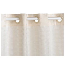 Hookless Litchfield 71-by-74-Inch Shower Curtain, Beige