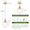 Shenmoyl Battery Operated Pendant Light 5000mAh Rechargeable Chandelier with Remote