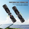 MC4 Solar Plug - 6 Pairs Male/Female, IP67 Waterproof, Solar
