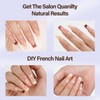 Misssix Uñas Postizas Xbasictips Con Punta Francesa, 300 Unidades, Largas