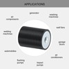 sourcing map 4Pcs 30 x 40mm M8 Thread Female Rubber