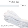 Elastic Bands for Sewing 0.4 Inch 11 Yards, White Elastic