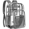 PAMANO Clear Backpack Transparent Heavy Duty See Through Bag for