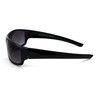 Mens Rectangular Warp Plastic Sport Bi-focal Reading Lens Sunglasses Shiny