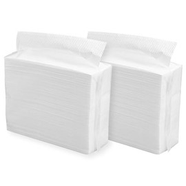 KMAKII Z Fold Strong White Soft 1 ply Paper Hand Towel 22.5×22cm (400 Total)