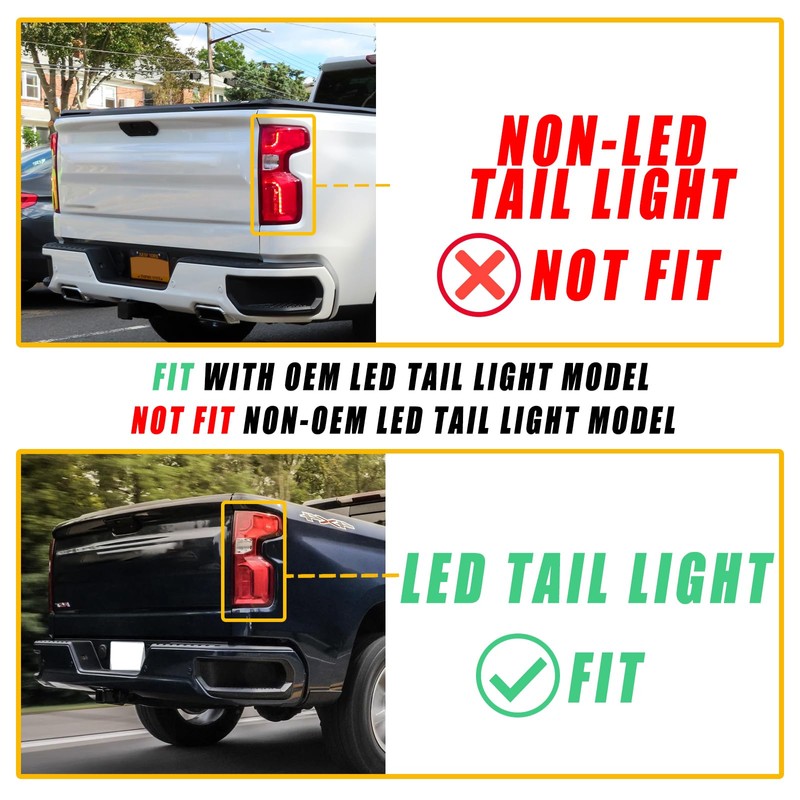 Boine Left Driver Side Tail Light Compatible With 2019-2023 Chevy