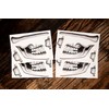 Tattoocrew 4 x Halloween Tattoos Skull Sticker for Face