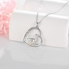 MONGAS Goose Necklace Sterling Silver Goose Pendant Goose Jewelry Gifts