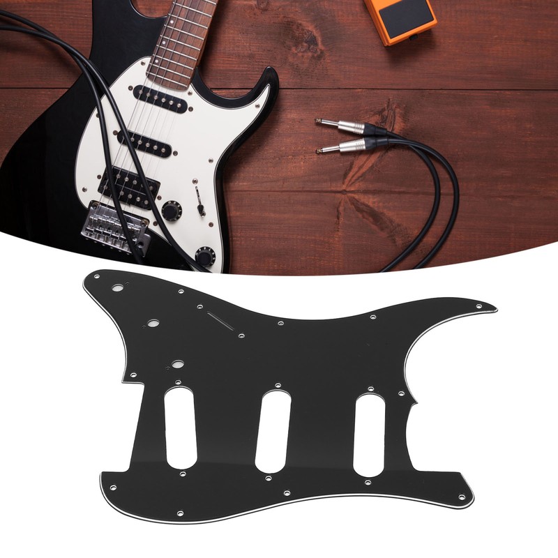 Guitar Pickguard Scratch Plate 11 Holes Left Handed Electric Guitar
