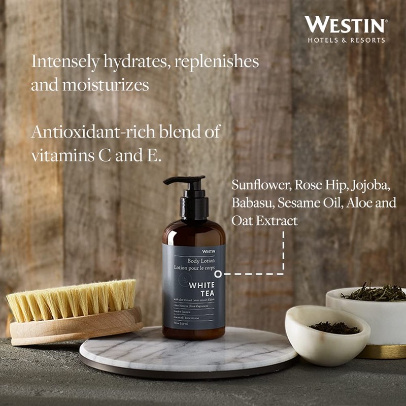 Westin White Tea Aloe Body Lotion | Hotel Spa Cream