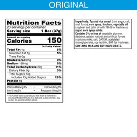 Rice Krispies Treats Marshmallow Snack Bars, Lunch Snacks, Original, 26oz Box (20 Count)