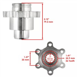 Caltric Rear Differential Drive Shaft Boss Fits Yamaha 5UG-46212-00-0