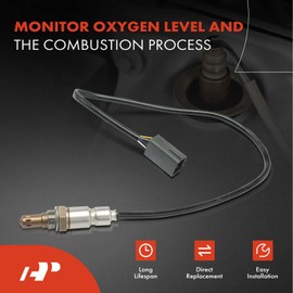 Sensor de oxígeno O2 A-Premium compatible con Toyota Yaris 2019, Yaris iA 2017-2018 y Mazda CX-3 CX3 2016-2018 y Scion iA 2016, 1.5L, corriente arriba y abajo, juego de 2 piezas