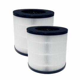 CHNPOFNT 2 Pack Replacement Filter Compatible with Okaysou Cayman 608 & Cayman 320 Air Purifier and Okaysou (Oksou) 325 air purifier，3-in-1 True HEPA and High-Efficiency Activated Carbon.