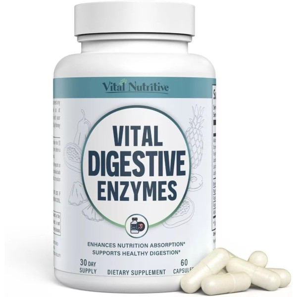 Vital Digestive Enzymes with Makzyme-Pro - Advanced Probiotic Complex -
