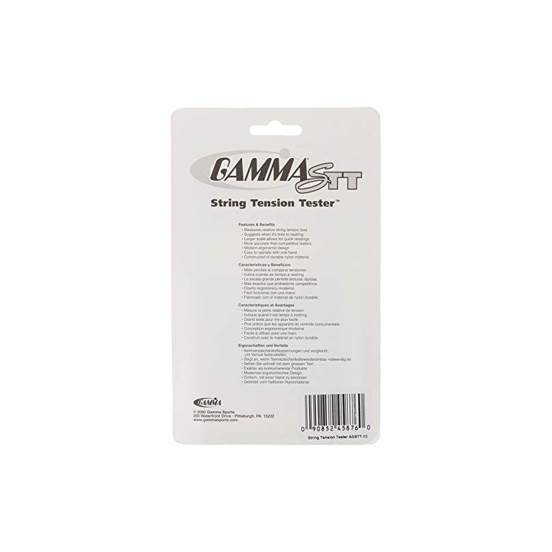 Gamma Sports Racquet String Tension Tester (Tennis/Squash/Racquetball)
