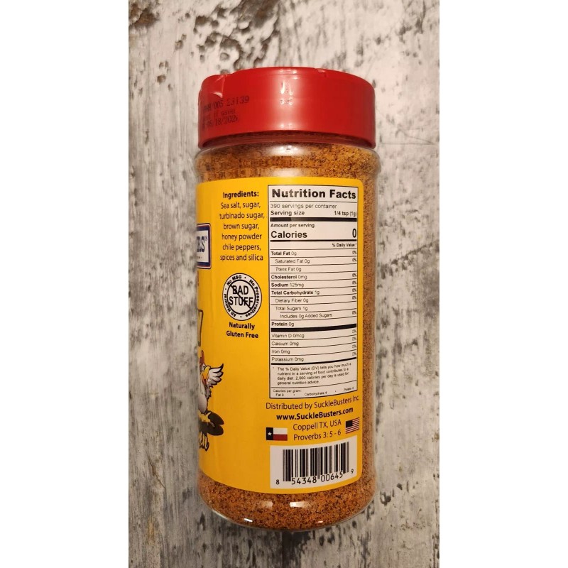 Suckle Busters 13.75 Ounce Honey Bbq Pork & Chicken Dry