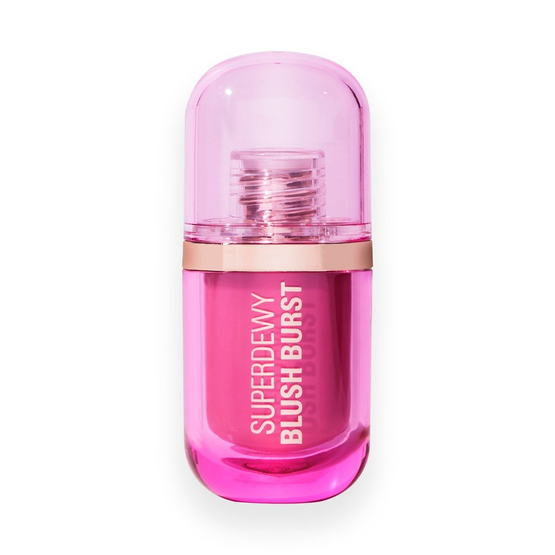 Revolution Superdewy Liquid Blush Burst, Buildable Colour for Cheek, Serum