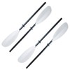 Seamander 4-Piece Quick Release Adjustable Kayak River Paddles (White-(4 Piece),