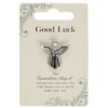 Good Luck Silver Coloured Angel Pin With Gem Stone Sentimental