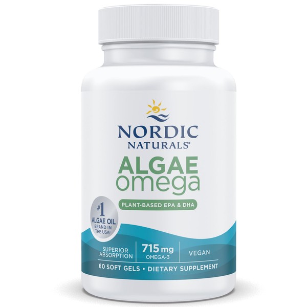 Nordic Naturals, Algae Omega, 715 mg Vegan Omega-3 from Algae