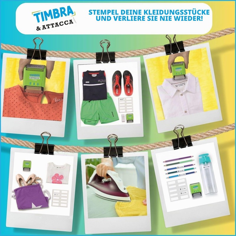 Trodat Stamp & Stick, Fabric Section Set, Drawing Series and