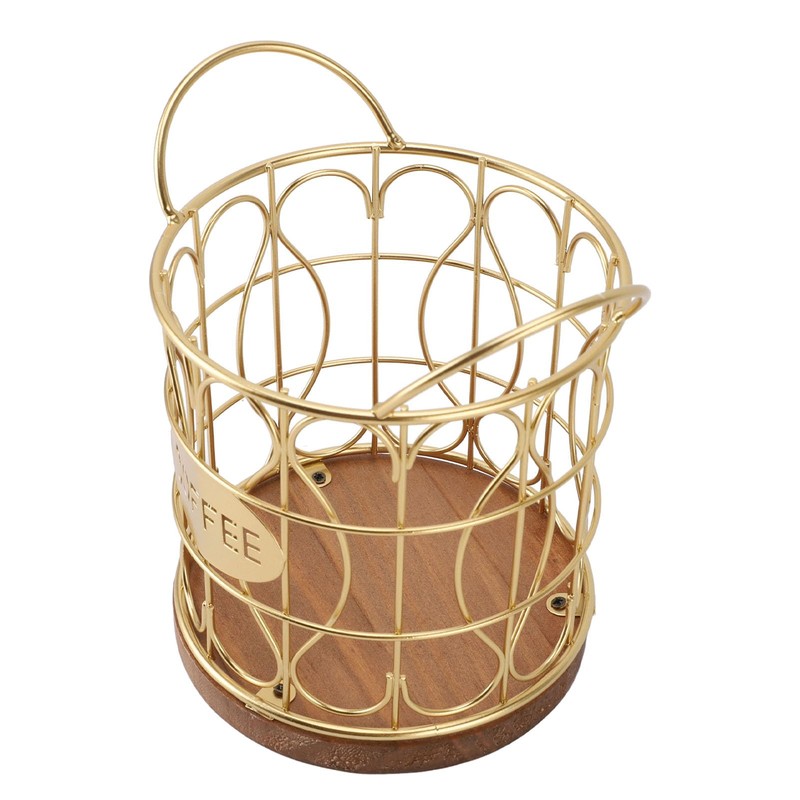 Coffee Pod Holder, K Cup Organizer Round Coffee Pod Basket