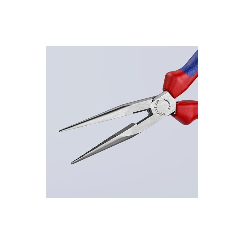 Knipex Pinza Punta Larga con Corte 8 con Mango Ergonómico,