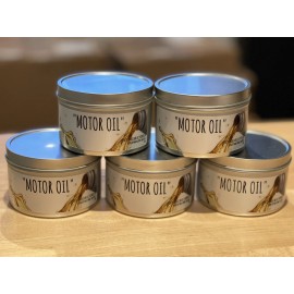 Crafty American Motor oil scented candle: Great gift for the person who “tinkers” in the garage.