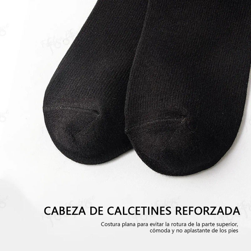 2 Pares Medietas Mallas Medias Largas Dama Lisas Casual
