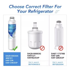 IcePure DA29-00020B-1 DA29-00020B HAF-CIN/EXP Fridge Refrigerator Water Filter 3 Pack