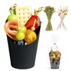 WixiTool Disposable Charcuterie Cups 120 PCS with 200PCS Sticks and