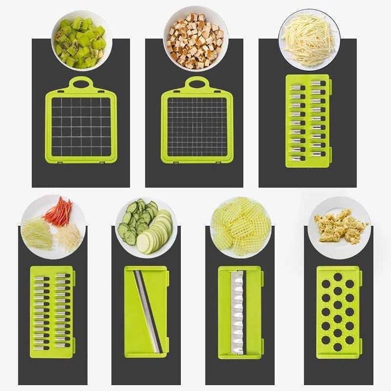 Stock Leader 16 in 1 Vegetable Chopper, Kitchen Mandolin, Multifunction