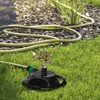 Relaxdays Lawn Sprinkler Impulse Sprinkler, Irrigation of Large Areas up
