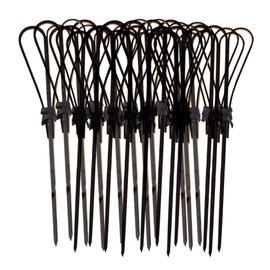 100 Pieces Bamboo Fancy Tooth Picks Cocktail Picks, Skewers for Appetizers, Toothpicks for Appetizers Picks, Cocktail Toothpicks