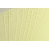 Kokuyo clear. Book Replacement Paper Side Throw , yellow