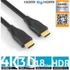 conecto Premium Certified High Speed HDMI Cable with Ethernet, Moulded