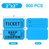 Azureal 800 Raffle Tickets, Consecutively Numbered Tickets, 50/50 Raffle Tickets