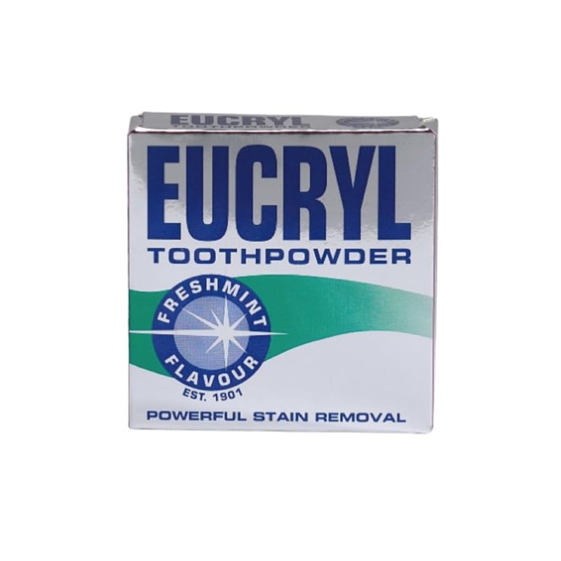 Eucryl Smokers Tooth Powder Freshmint Flavour (50g) by Eucryl
