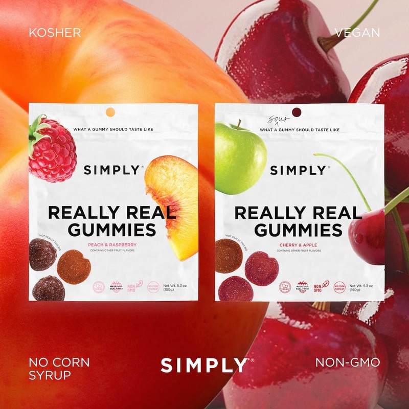Simply Really Real Gummies | Made with Real Fruit |