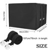 Insulated Air Conditioner Cover for Window Units, 3 Layers Waterproof